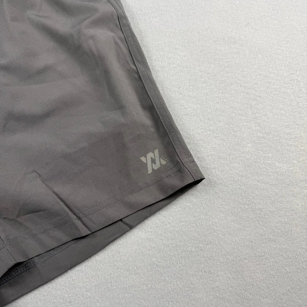 Dixxon Men's Small The Brad Premium Lined Athletic Shorts Charcoal Pockets NEW‎